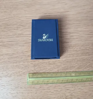 Collana Swarovski cuore fucsia originale