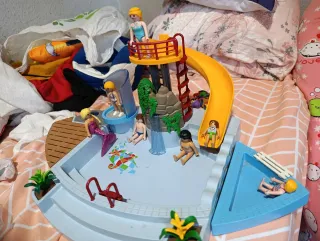 Playmobil Piscina con Figuras