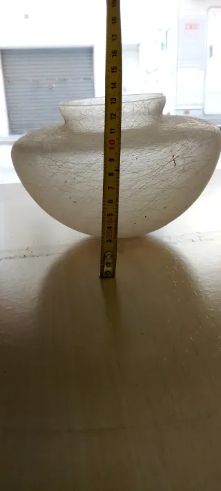 Globo cristal para lámpara de techo