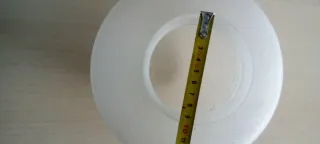 Globo cristal para lámpara de techo