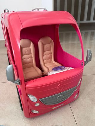 Autocaravana Barbie Rosa