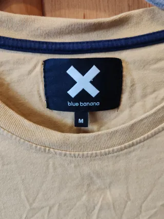 Camiseta Blue Banana amarilla estampada