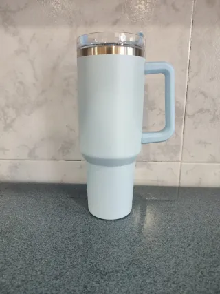 Taza de Acero Inoxidable con Asa