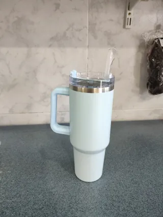 Taza de Acero Inoxidable con Asa