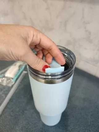 Taza de Acero Inoxidable con Asa