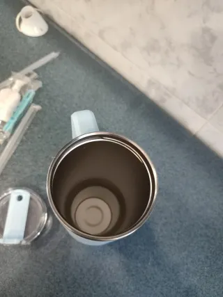 Taza de Acero Inoxidable con Asa