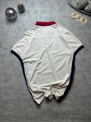 Lois Vintage Polo Shirt White/Red/Navy