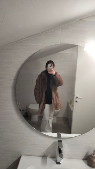 Giaccone Shearling originale marrone S/M