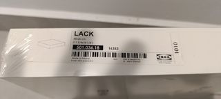 3x Estante LACK IKEA blanco 30x26