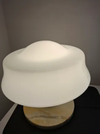 Lampada Art Decò Marmo e Ottone