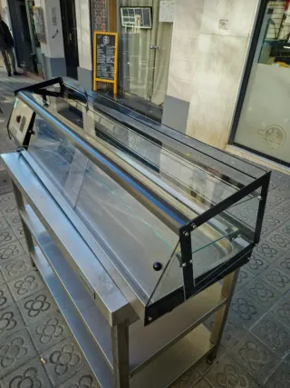 Vitrina Refrigerada Acero Inoxidable