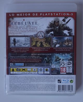 Assassin ́s Creed III (completo) para PS3