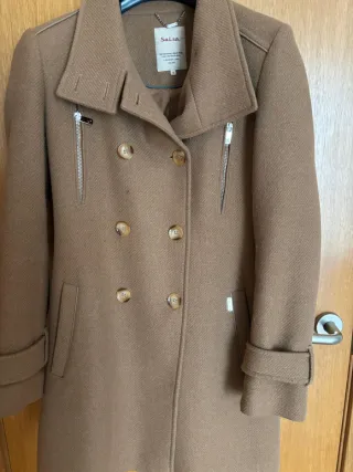 Abrigo Lana Salsa Marrón