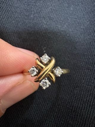 Anillo Tiffany & Co. Oro, platino y Diamantes