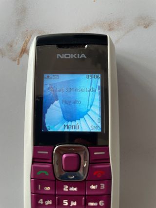 Nokia 2626 - Blanco y Rosa. 5 meses de uso