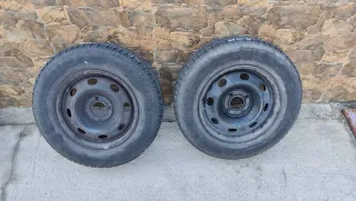 2 Llantas chapa 13 " con Ruedas