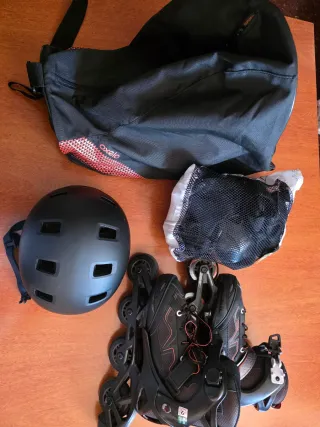 Patines en línea Oxelo niño Pack completo