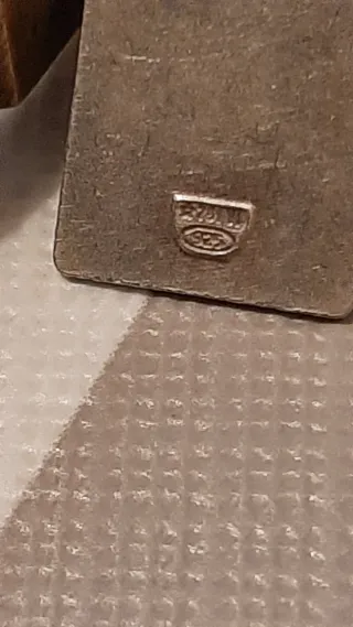 Ciondolo vintage in argento con segno zodiacale