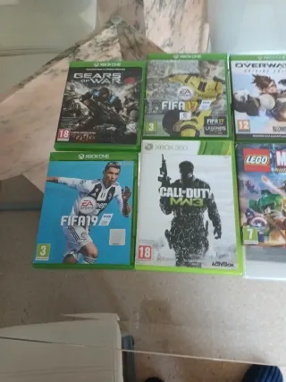 Lote 6 Juegos Xbox One: FIFA, Gears, Overwatch, CO