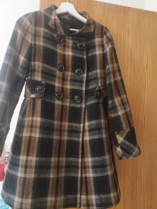 Abrigo Zara cuadros mujer