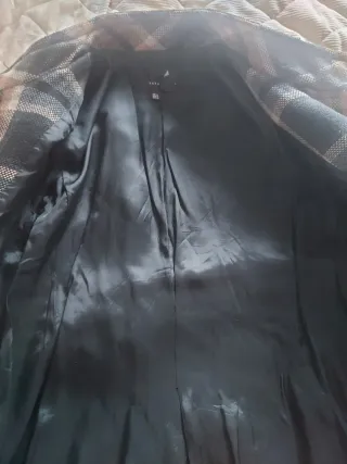 Abrigo Zara cuadros mujer