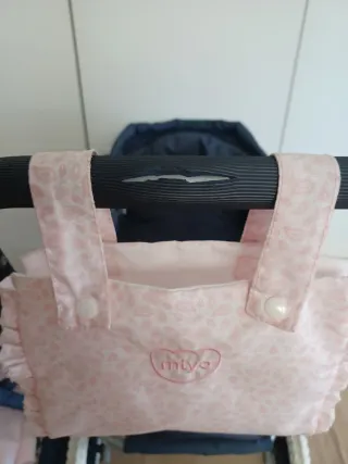 Carrello per passeggini classico blu