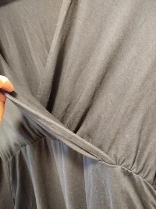 Vestido premamá azul. Elástico. Ideal