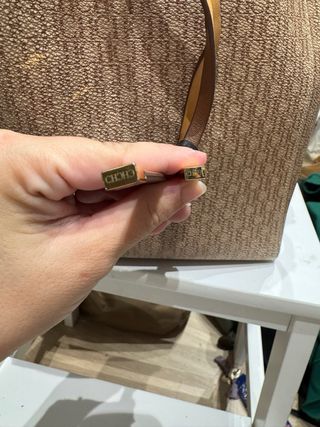 Bolso Carolina Herrera Beige y Marrón