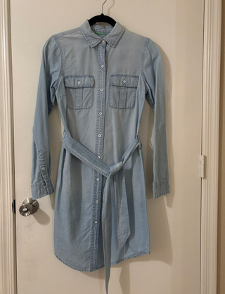 Vestido Camisero Vaquero Azul