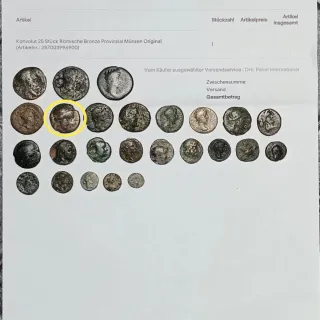 Moneta Grecia Antica 196-146 a.C. Larissa