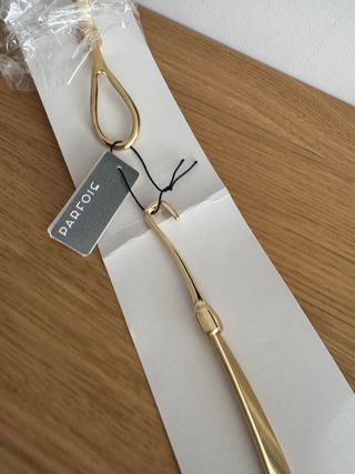 Cinturón Parfois Dorado Metálico Ajustable Nuevo