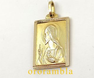 Medalla Escapulario Oro 18k