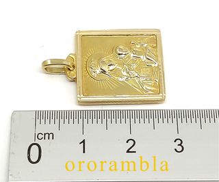 Medalla Escapulario Oro 18k