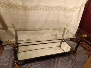 Elegante Mesa de Centro Vintage (Años 70)