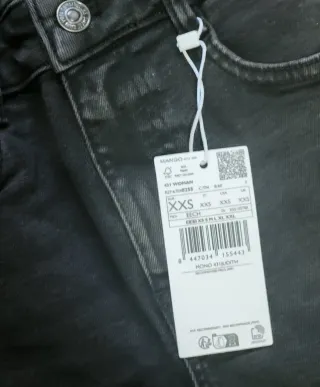 Mono vaquero Mango negro