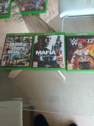 Lote 3 Juegos Xbox One: GTA V, Mafia III, WWE 2K17