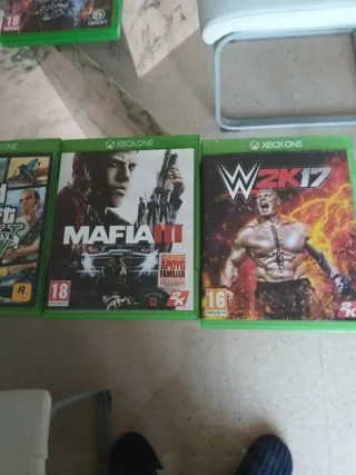 Lote 3 Juegos Xbox One: GTA V, Mafia III, WWE 2K17