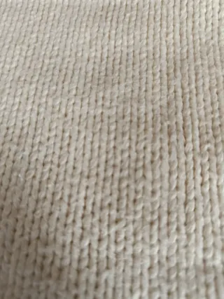 Jersey cuello alto blanco