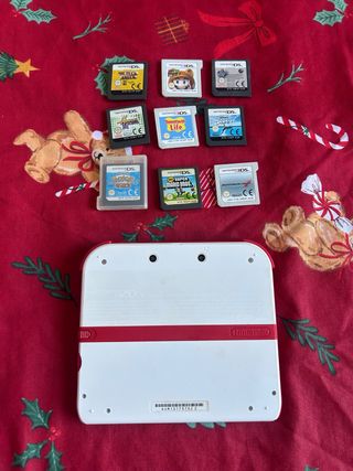 Nintendo DS Lite Blanca + Juegos