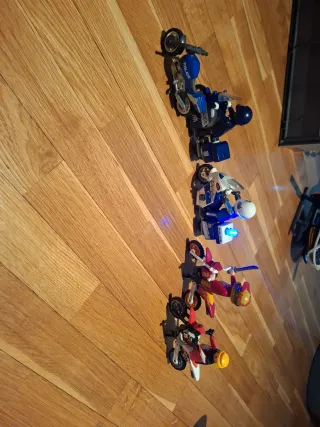 Pack 5 Motos Playmobil