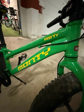 Bicicleta Monty Fatty 24 Verde