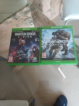 Lote 2 juegos Xbox One: Watch Dogs Legion y Ghost