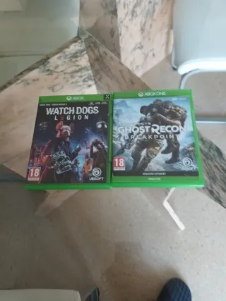 Lote 2 juegos Xbox One: Watch Dogs Legion y Ghost