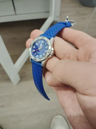 Reloj Lotus Cadete Azul y Plateado