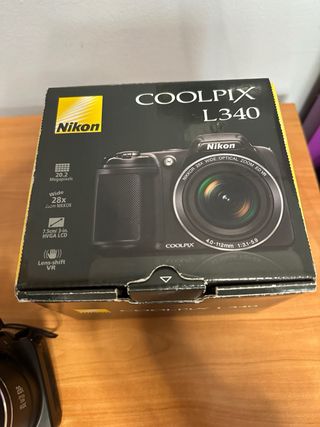 Cámara Nikon Coolpix L340 Negra