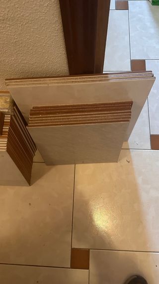 Lote cerámica blanca y decorada