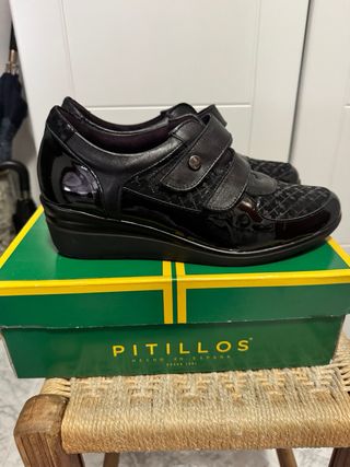 Botín Pitillos Negro Talla 40 Plantilla Extraíble