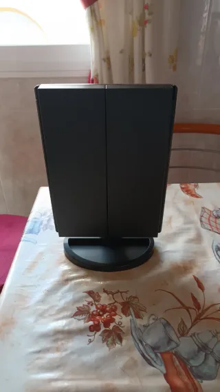 Espejo Tocador LED Aumento x2 x5 29x18cm