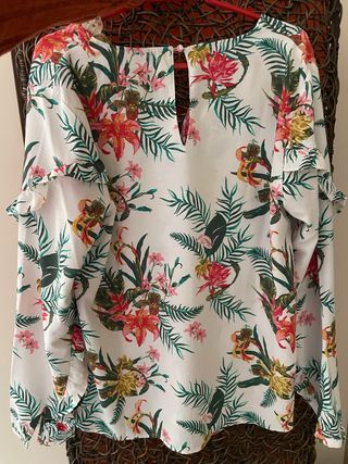 Camisa estampada floral
