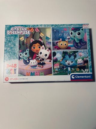 Puzzle Gabby's Dollhouse 3x48 piezas